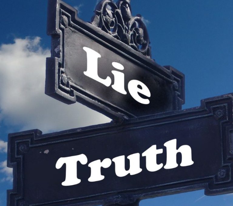 Lie Detector Test UK Lie-and-truth-written-on-sign-boards